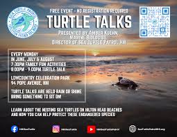 Monday Turtle Talks At Lowcountry Celebration Park Event